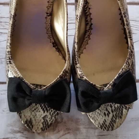 Madden Girl Snakeskin Print Heels - Picture 2 of 7